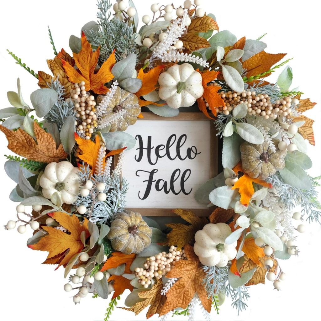 fall window decorations