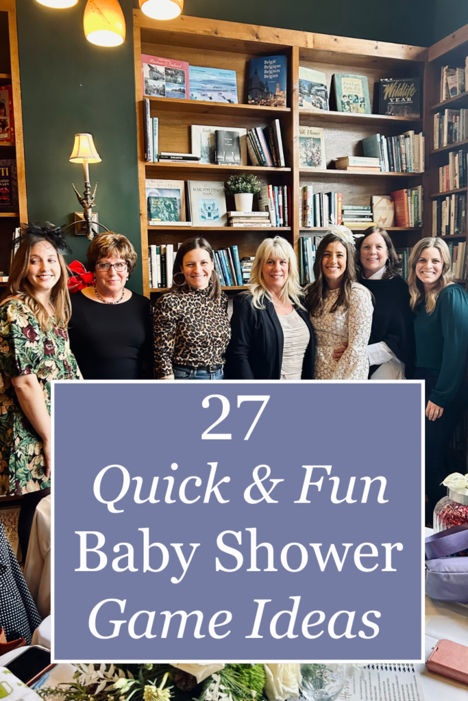 funny baby shower games