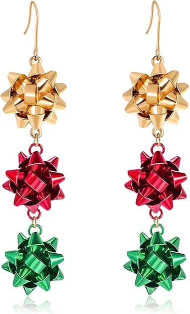 christmas earrings